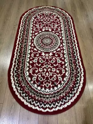 Bal Tekstil ковер 100x200 см, W666C Red Oval